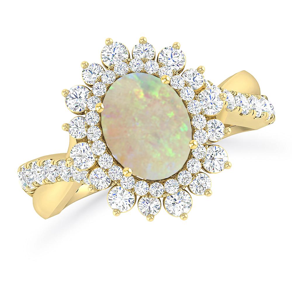 Yellow Gold - Opal