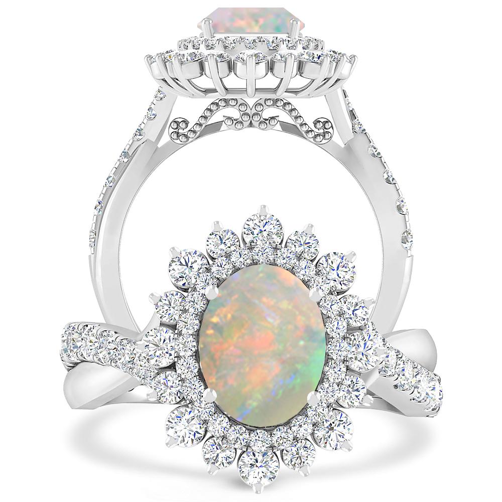 White Gold - Opal