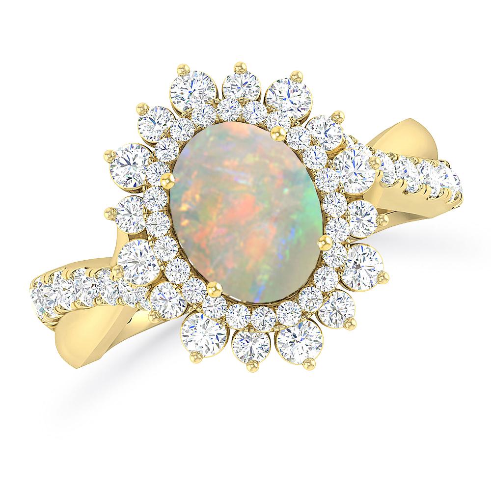 Yellow Gold - Opal