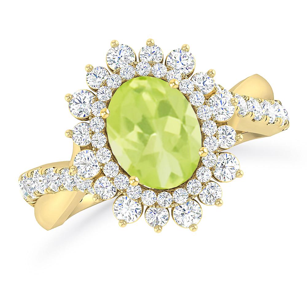 Yellow Gold - Peridot