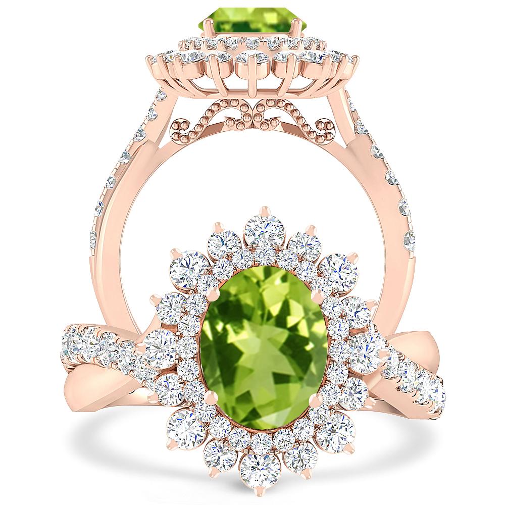 Rose Gold - Peridot