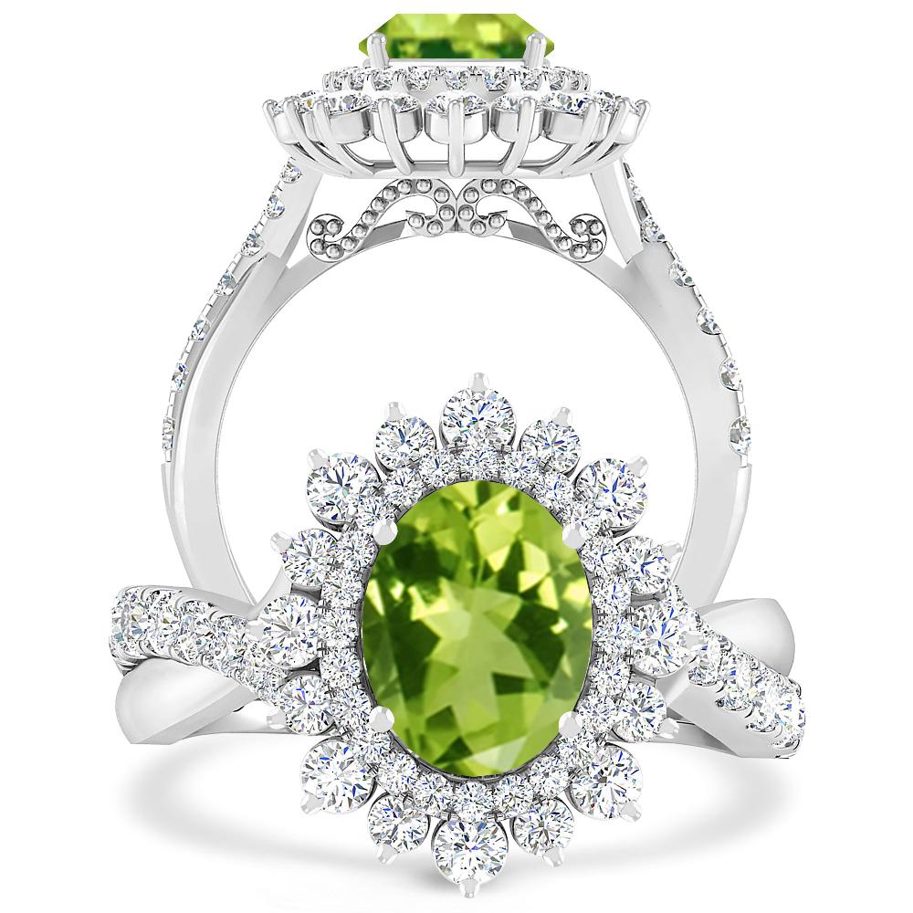 White Gold - Peridot