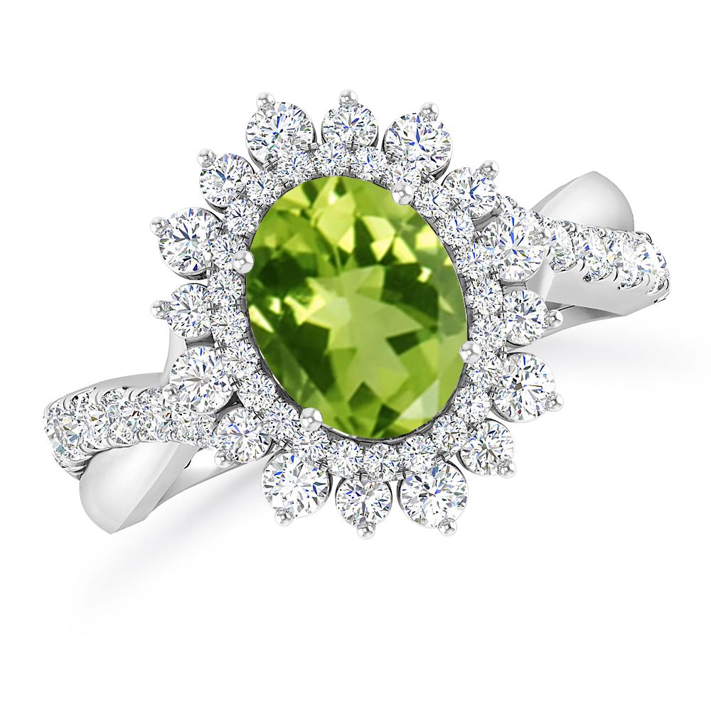 White Gold - Peridot