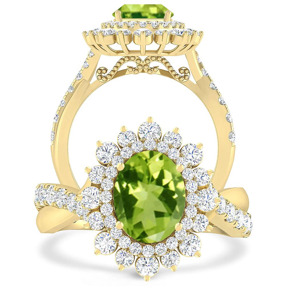 Yellow Gold - Peridot