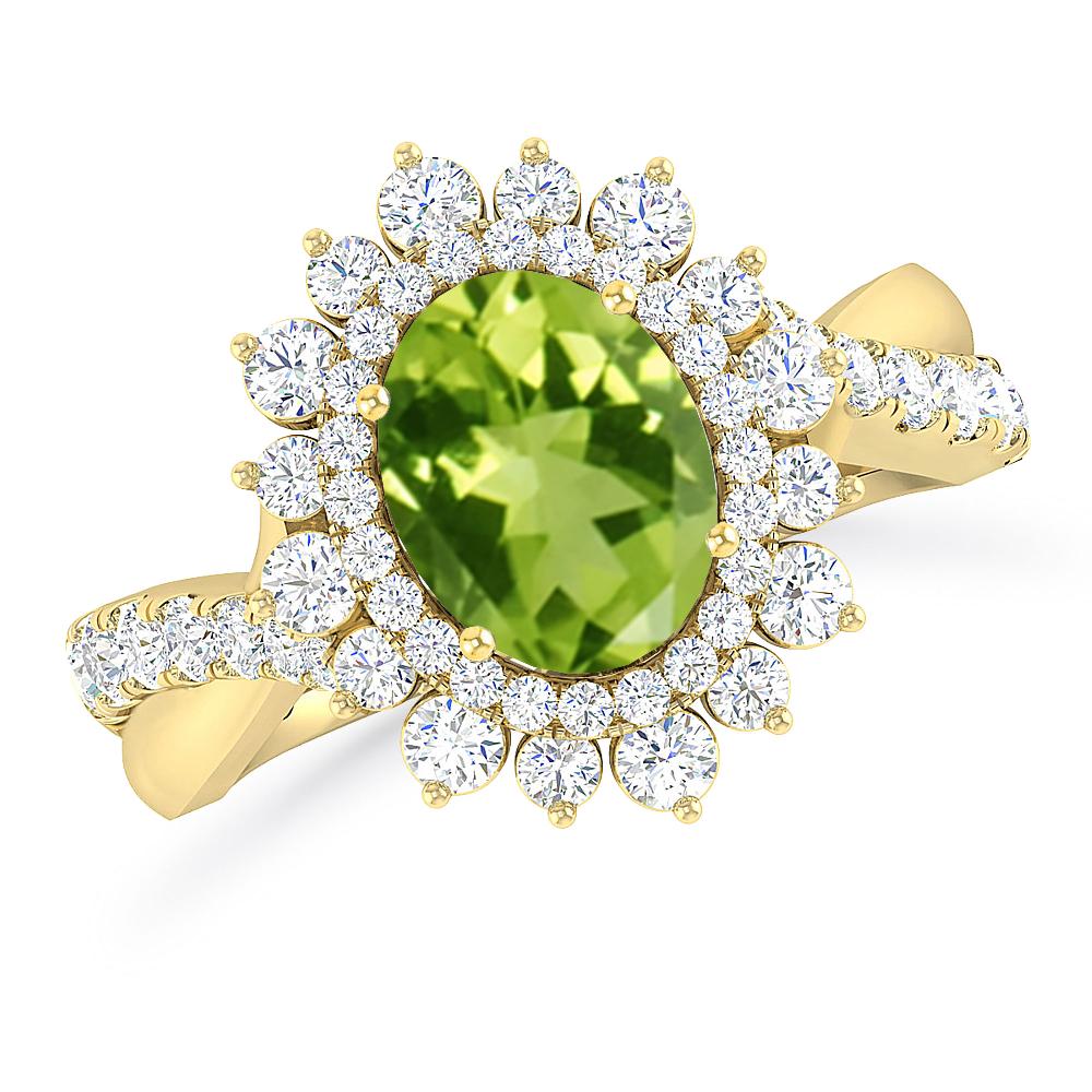 Yellow Gold - Peridot