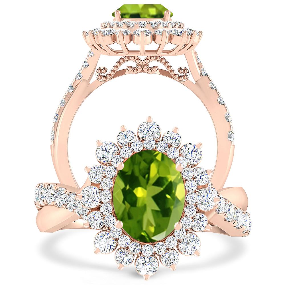 Rose Gold - Peridot