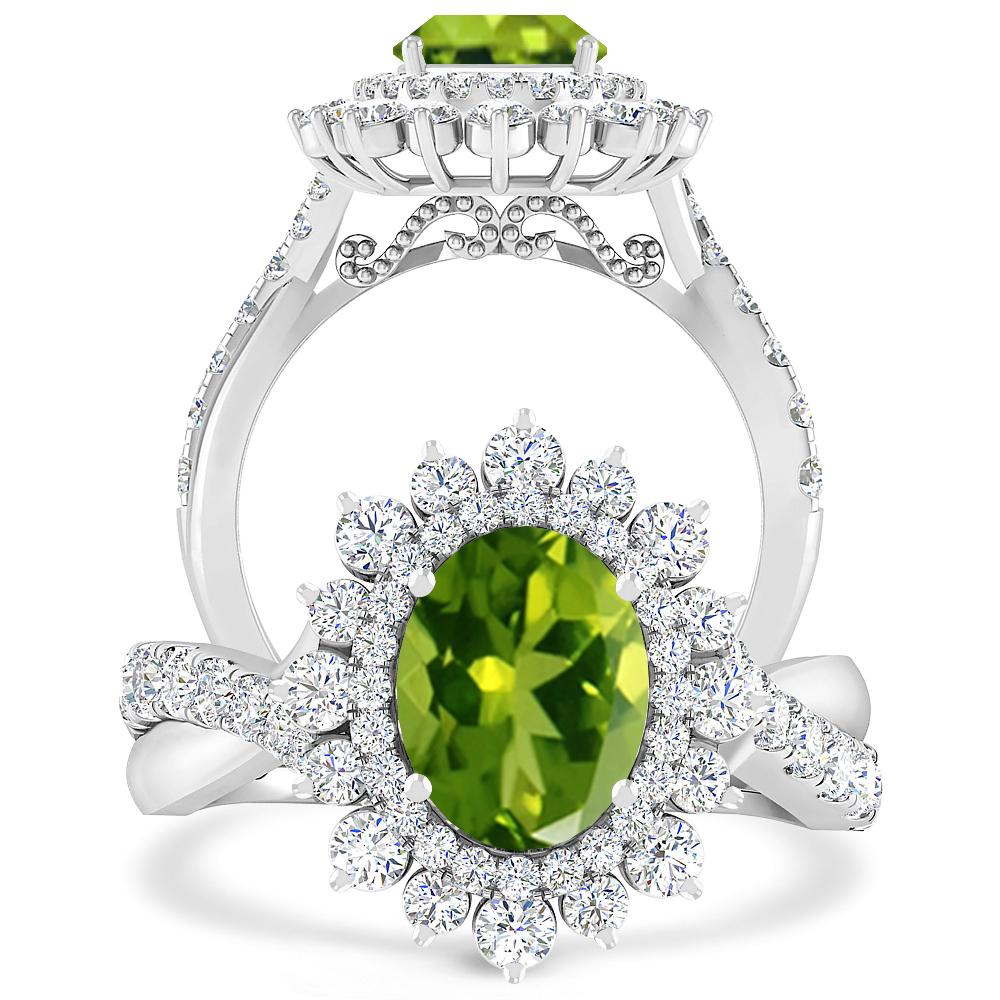 White Gold - Peridot