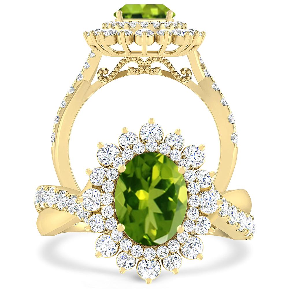 Yellow Gold - Peridot