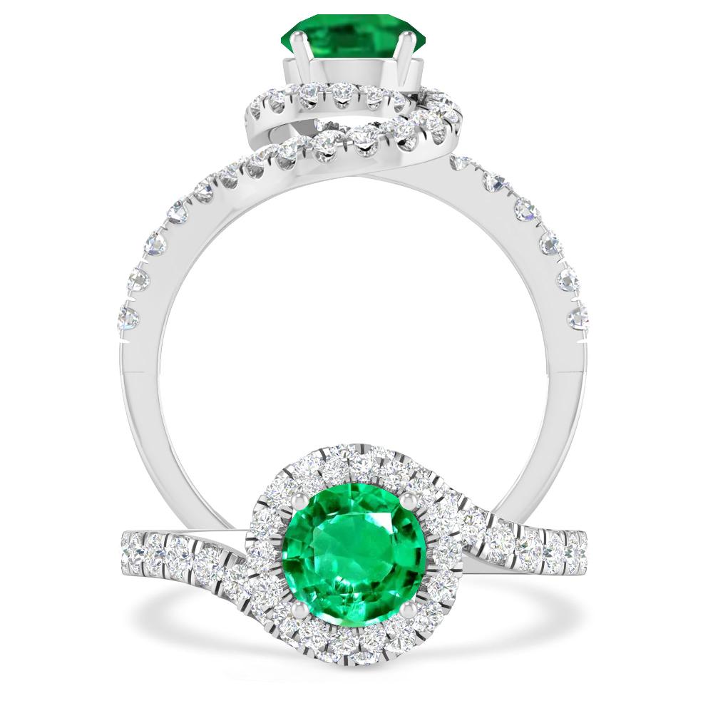 White Gold - Emerald