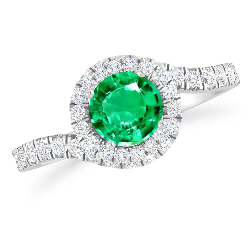 White Gold - Emerald