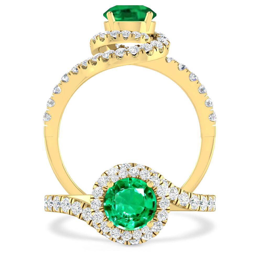 Yellow Gold - Emerald