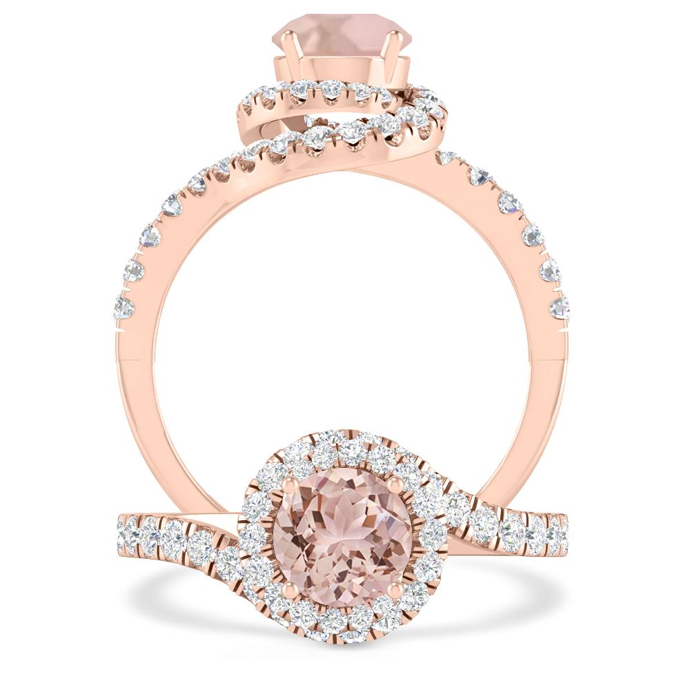 Rose Gold - Morganite
