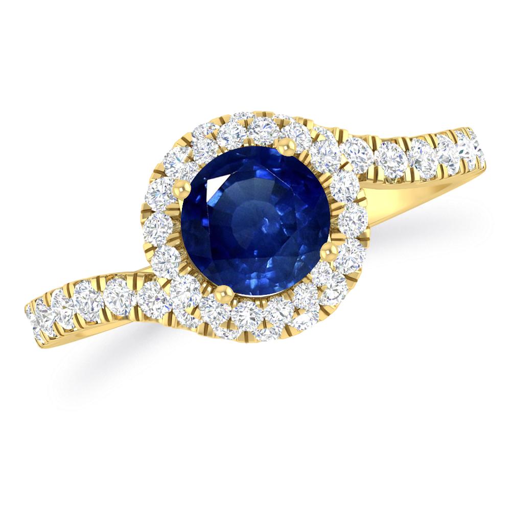 Yellow Gold - Sapphire