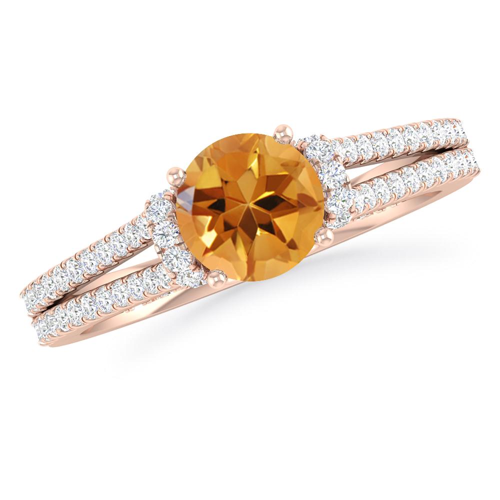 Rose Gold - Citrine