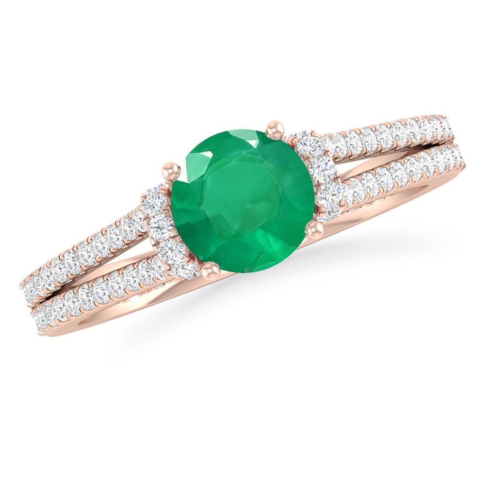Rose Gold - Emerald