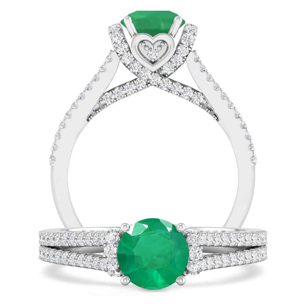 White Gold - Emerald