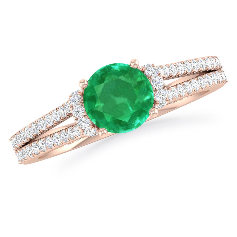 Rose Gold - Emerald