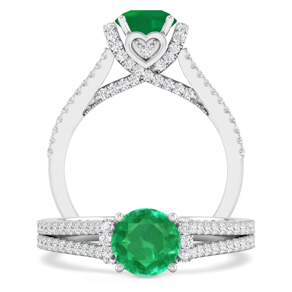 White Gold - Emerald