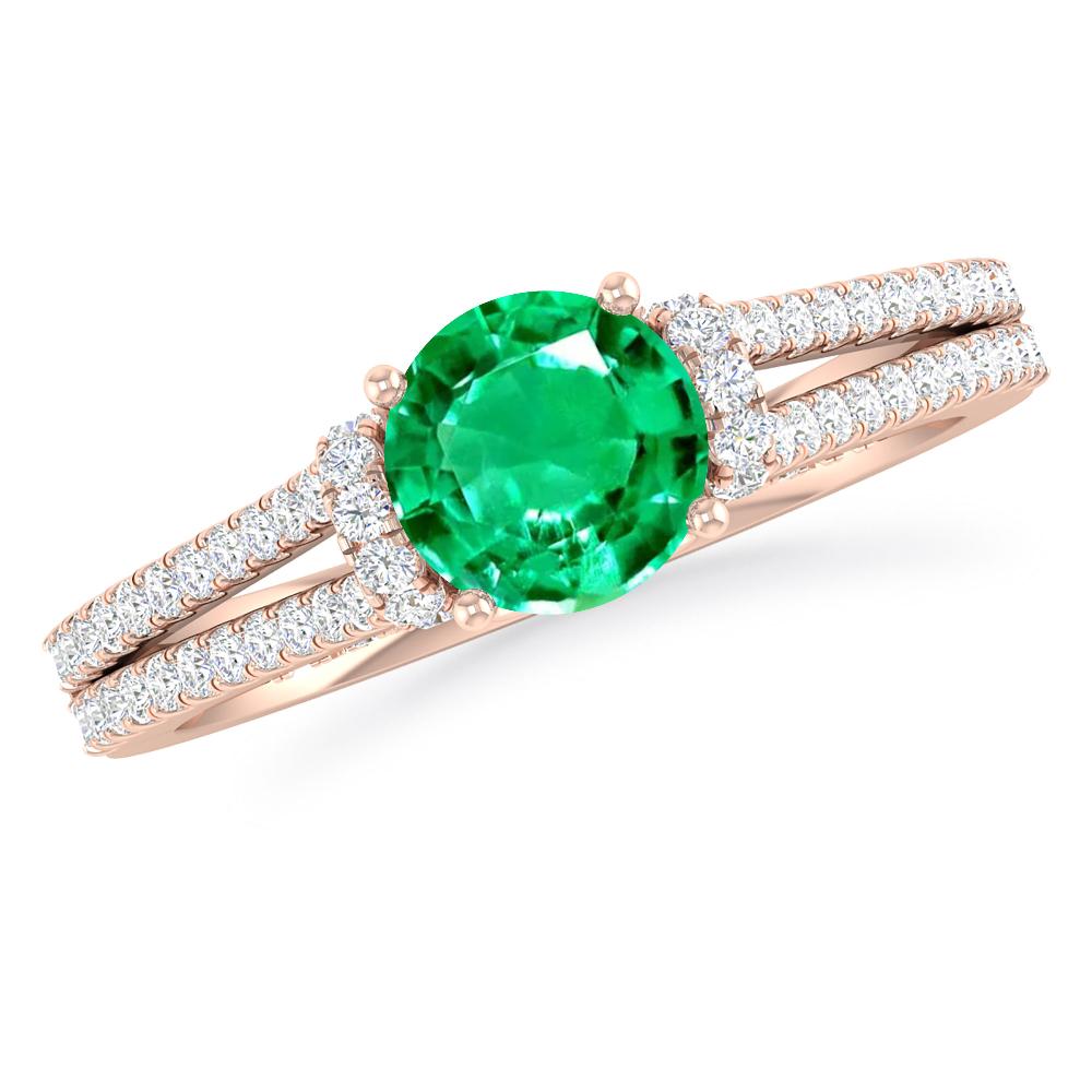 Rose Gold - Emerald