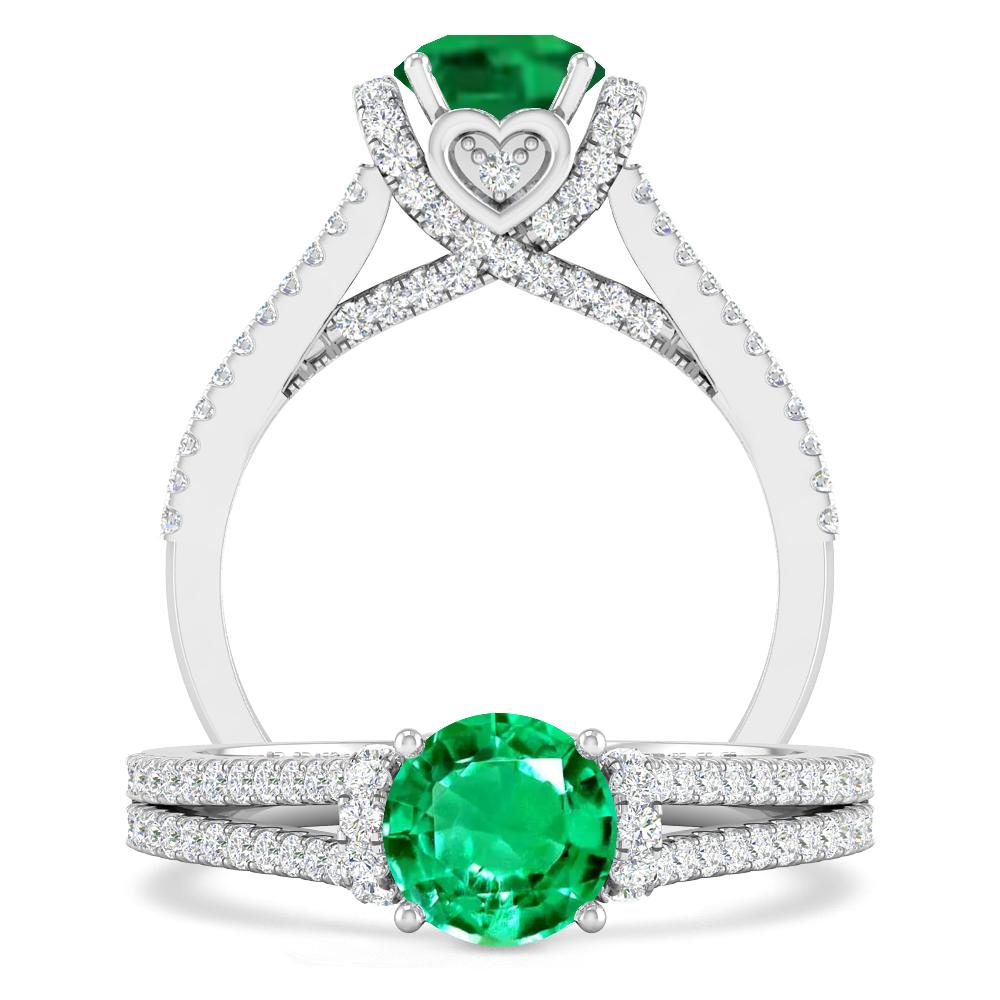 White Gold - Emerald