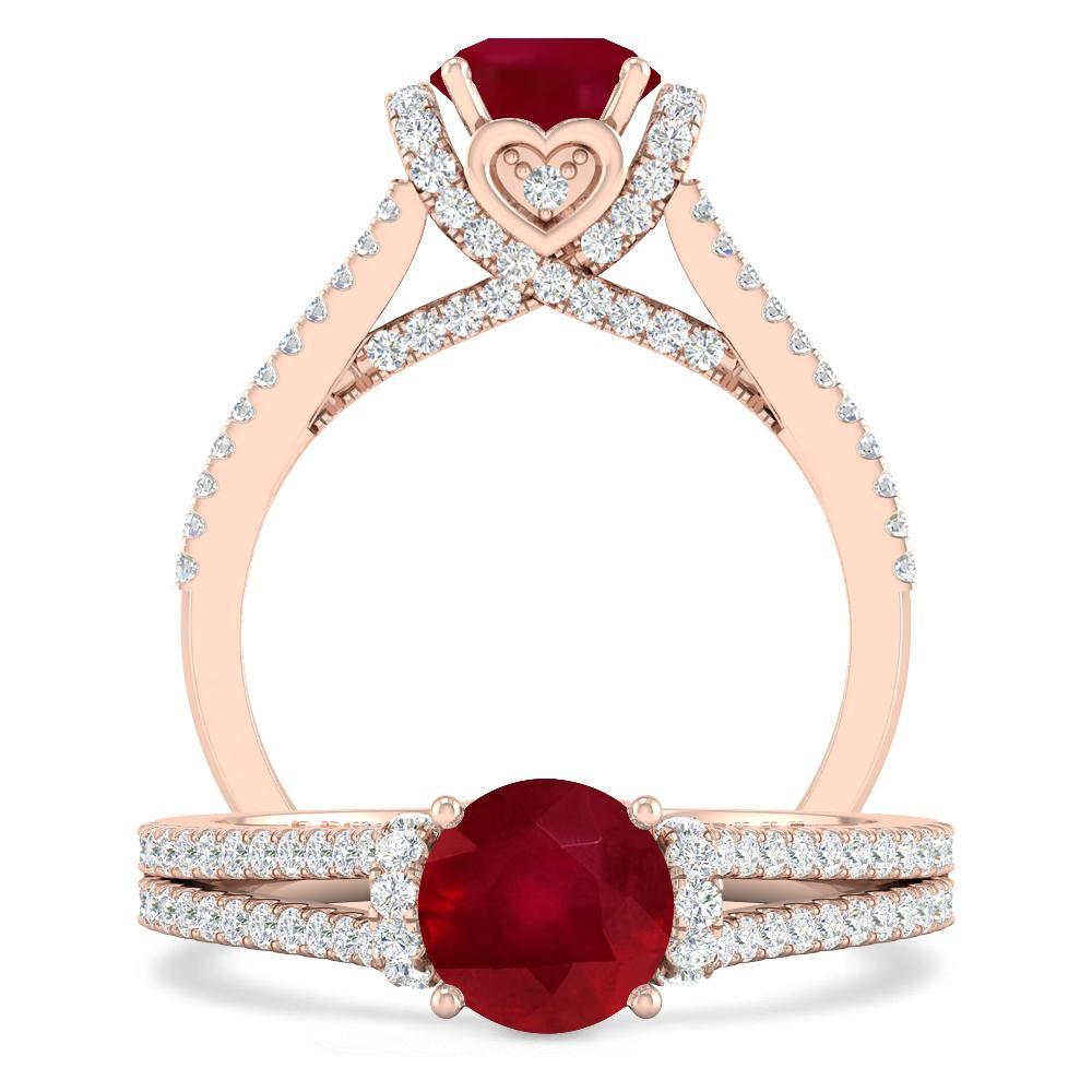 Rose Gold - Ruby