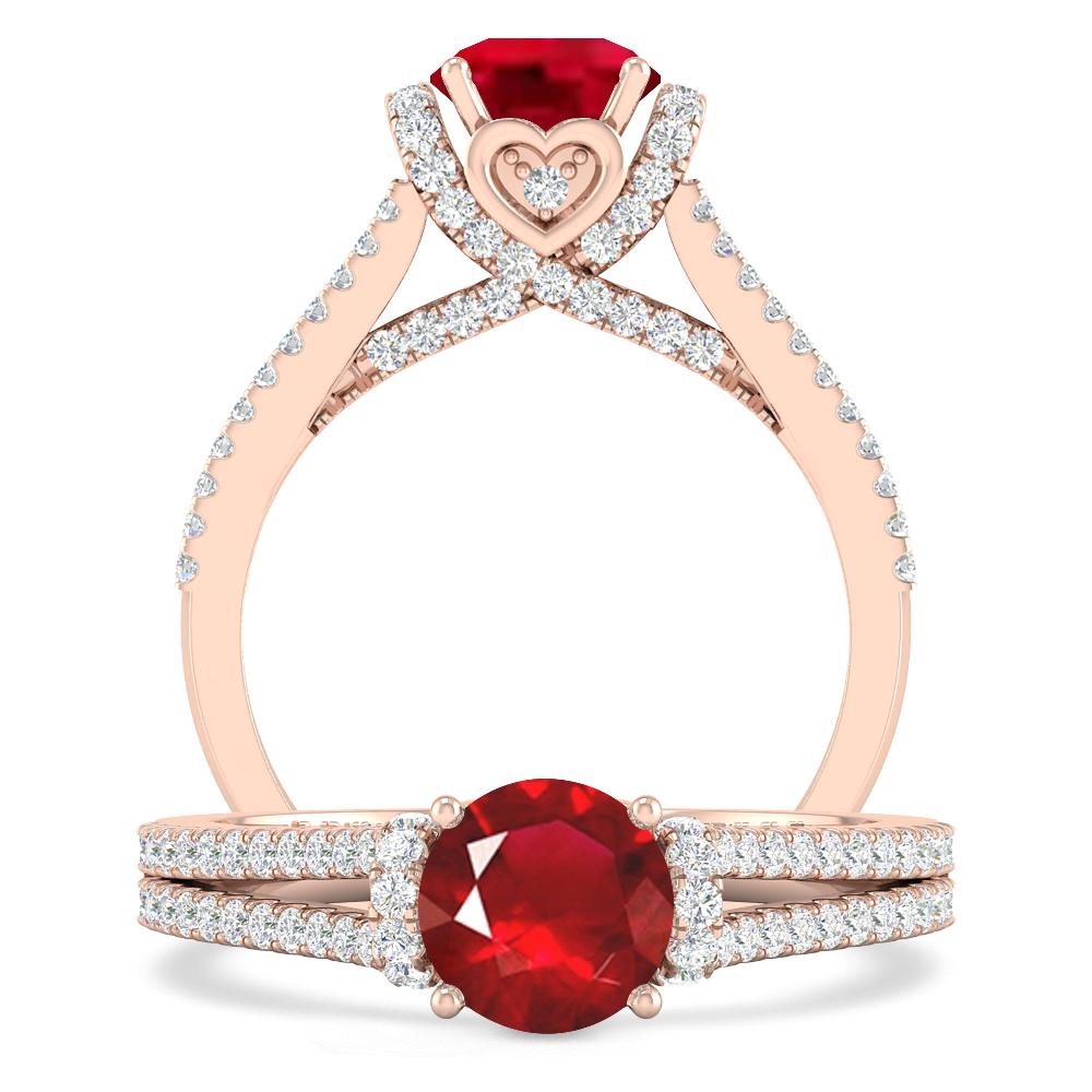 Rose Gold - Ruby