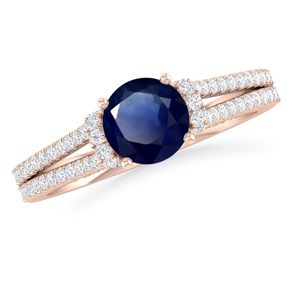 Rose Gold - Sapphire