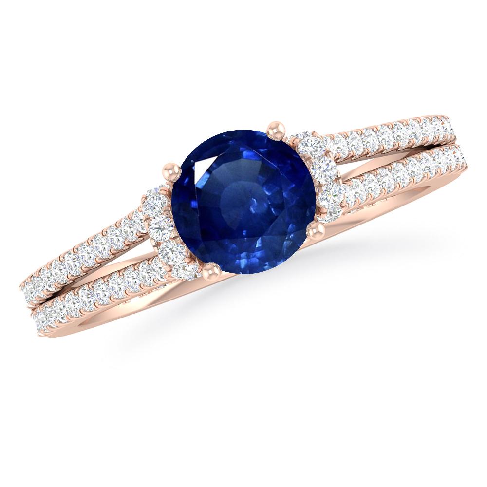 Rose Gold - Sapphire
