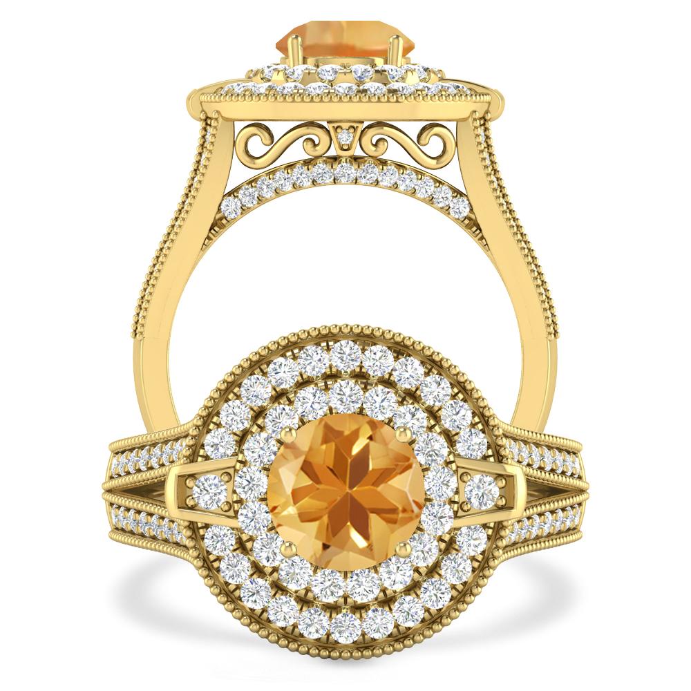 Yellow Gold - Citrine