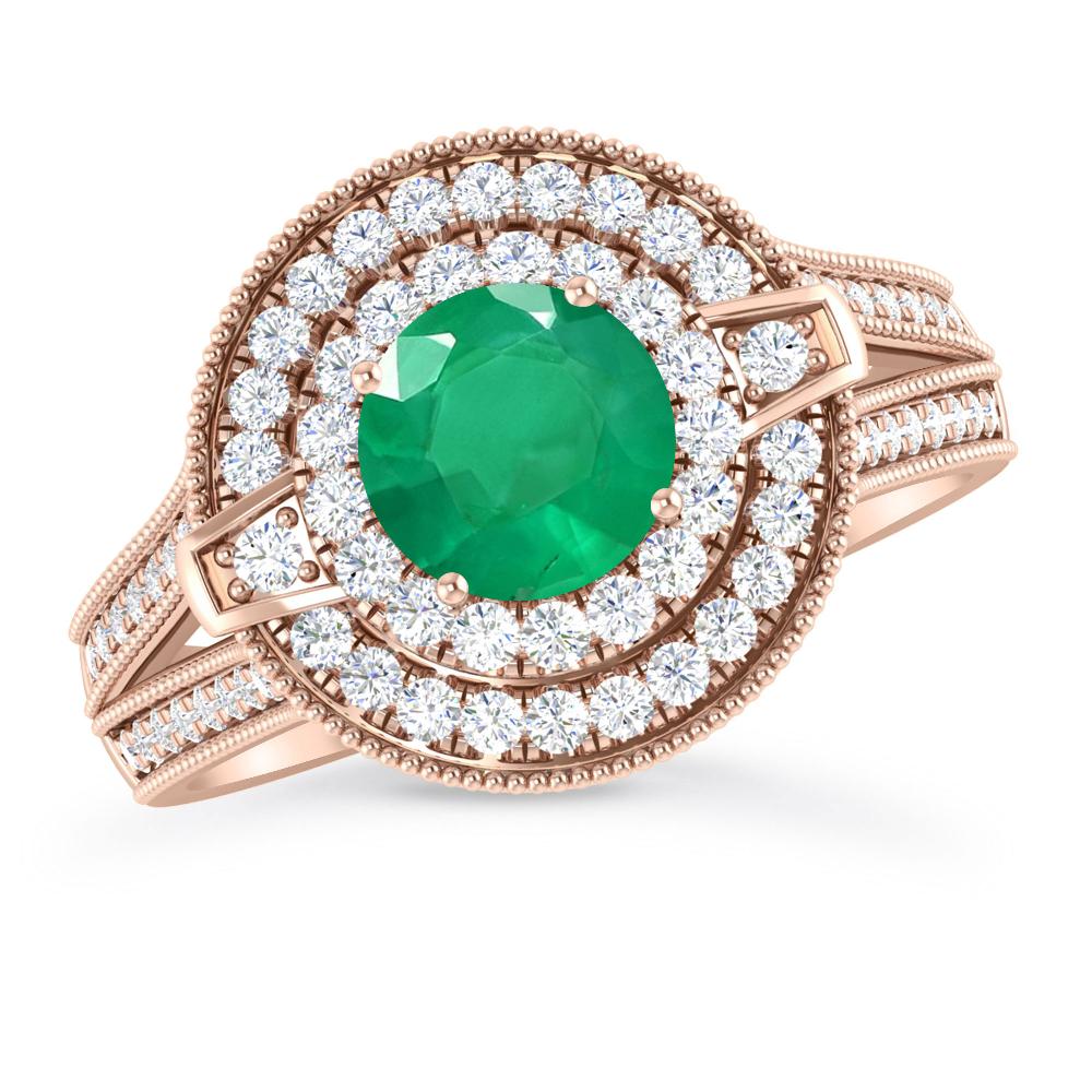 Rose Gold - Emerald
