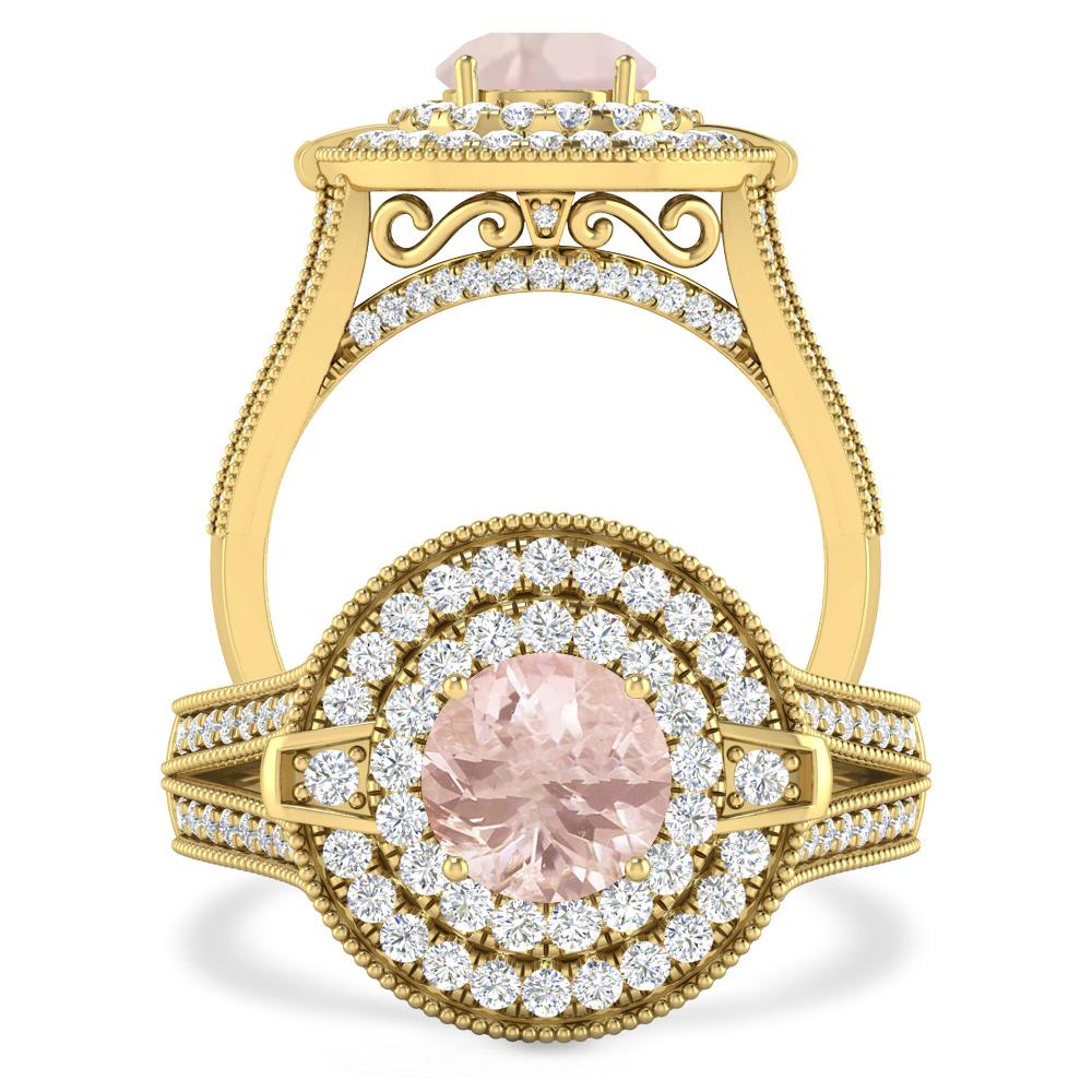 Yellow Gold - Morganite