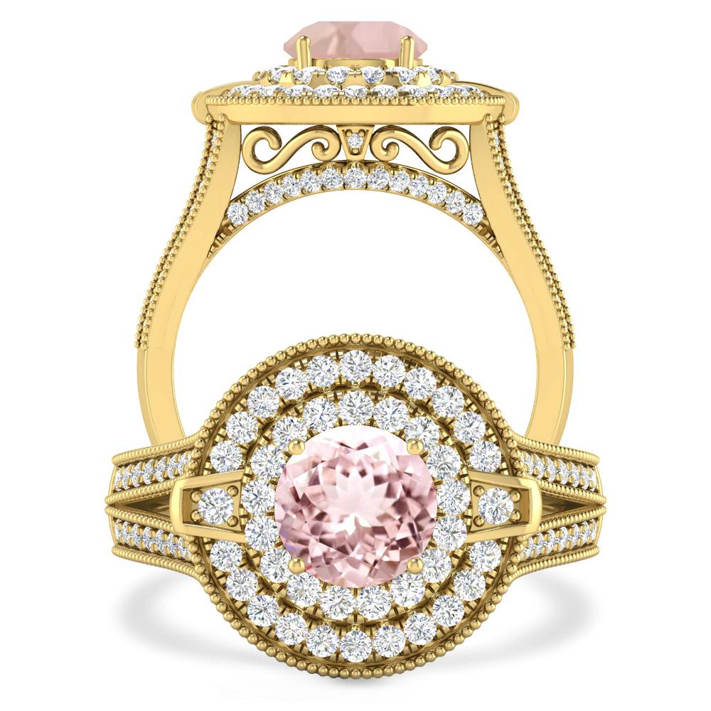 Yellow Gold - Morganite