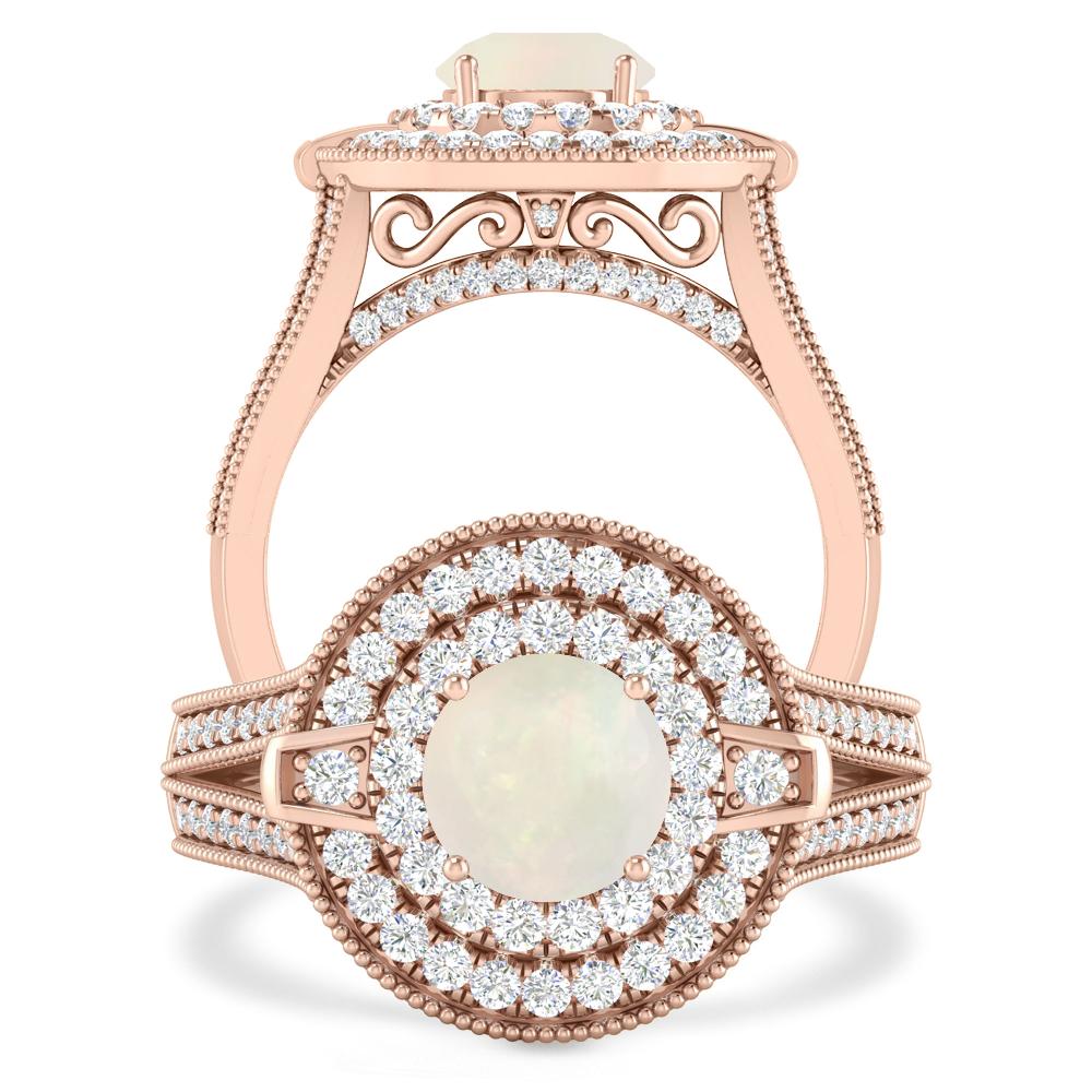 Rose Gold - Opal
