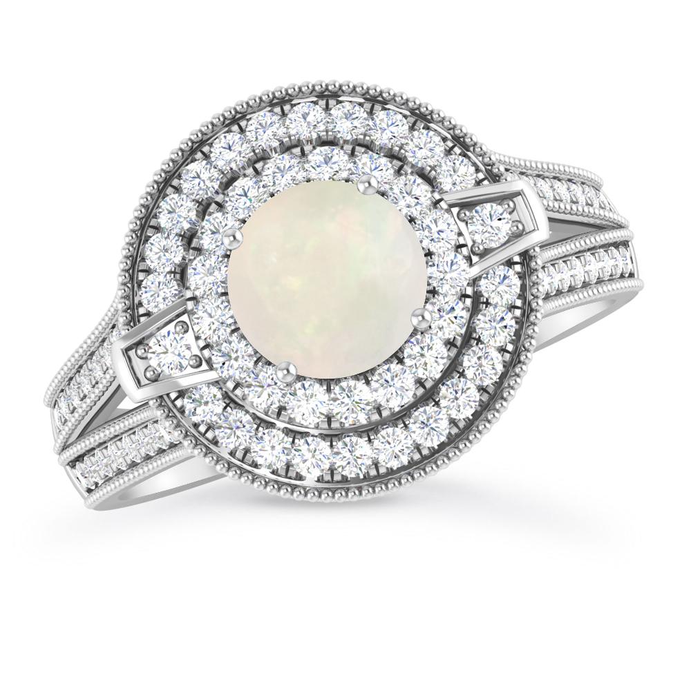 White Gold - Opal
