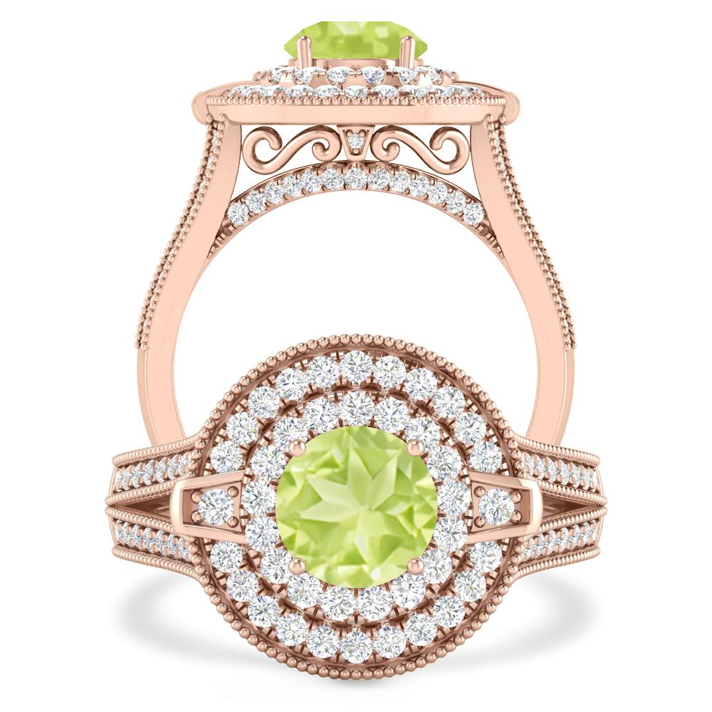 Rose Gold - Peridot