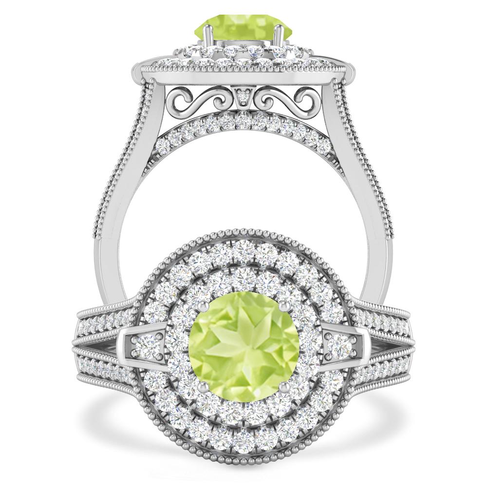 White Gold - Peridot