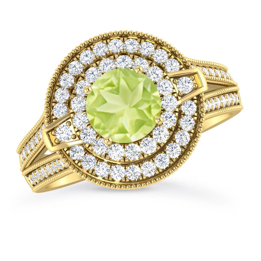 Yellow Gold - Peridot