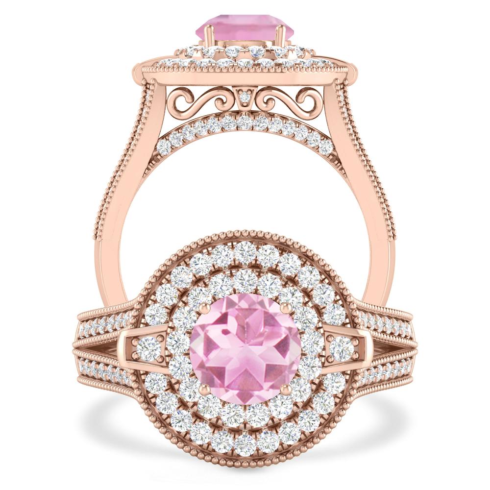 Rose Gold - Pink Tourmaline