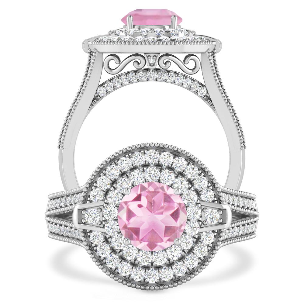 White Gold - Pink Tourmaline