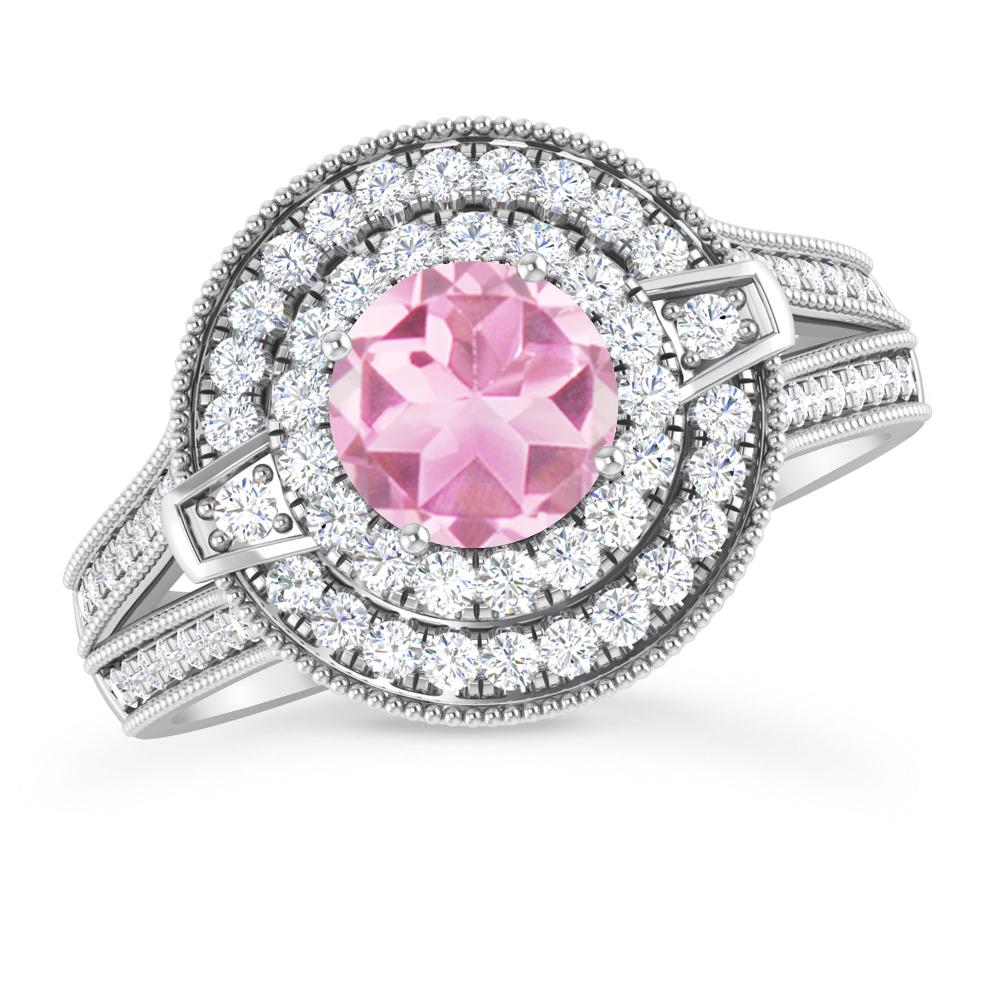 White Gold - Pink Tourmaline