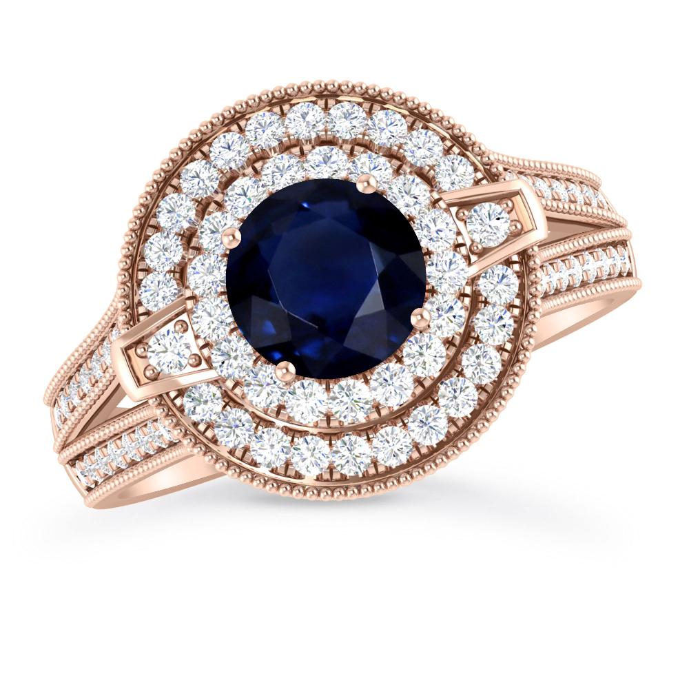 Rose Gold - Sapphire