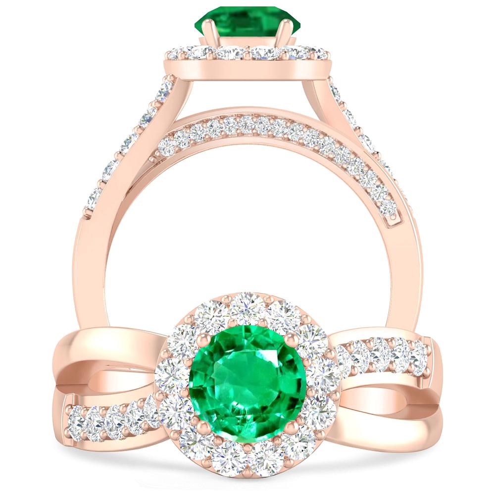 Rose Gold - Emerald