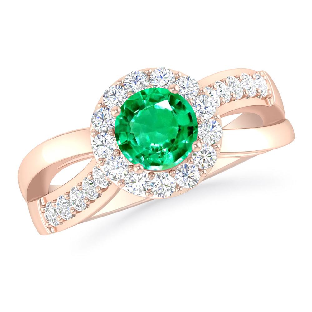 Rose Gold - Emerald