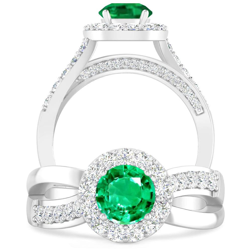 White Gold - Emerald