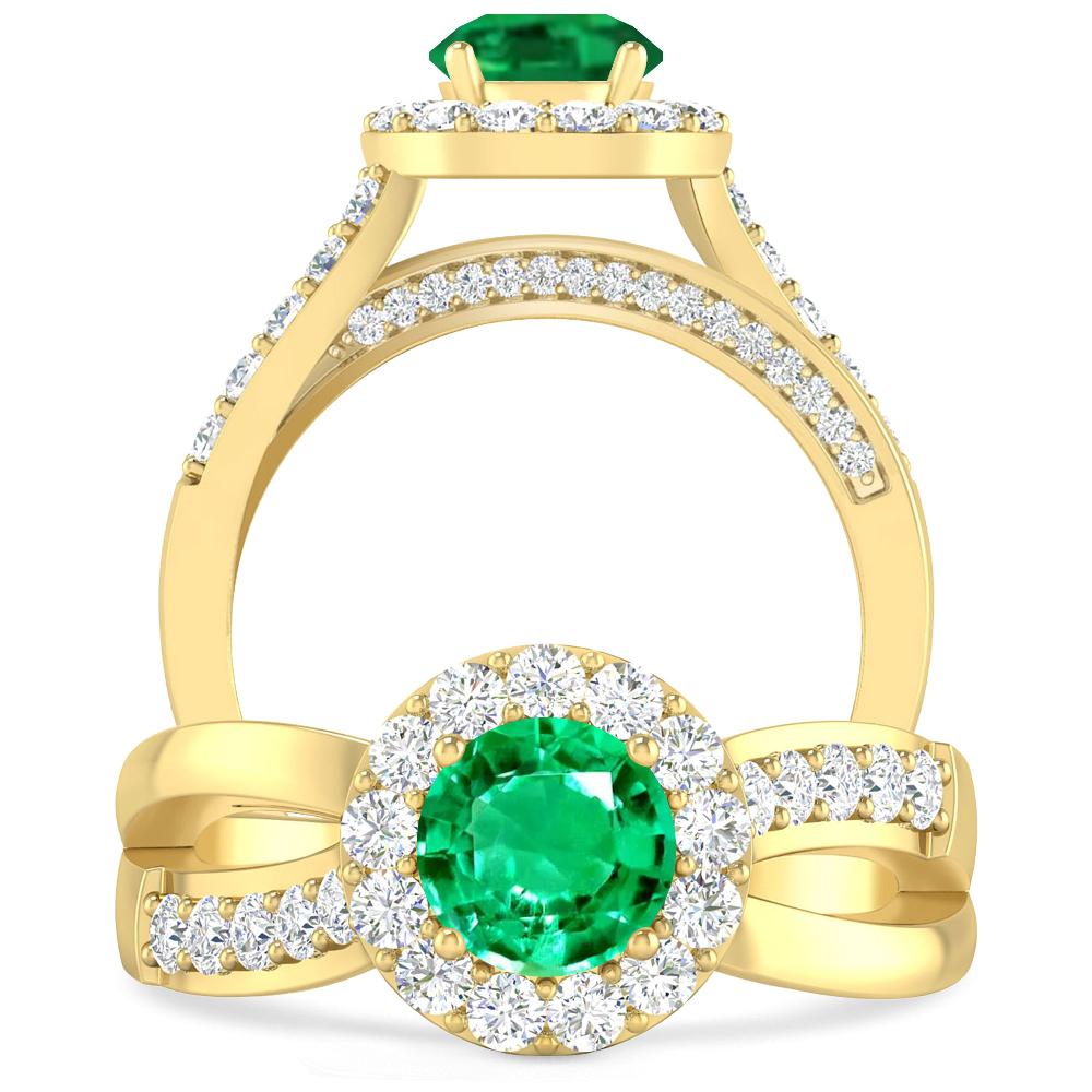 Yellow Gold - Emerald