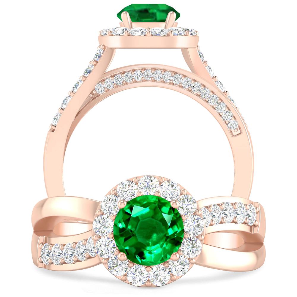 Rose Gold - Emerald