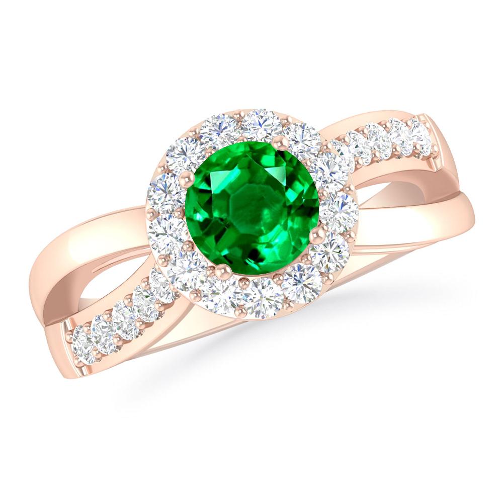 Rose Gold - Emerald