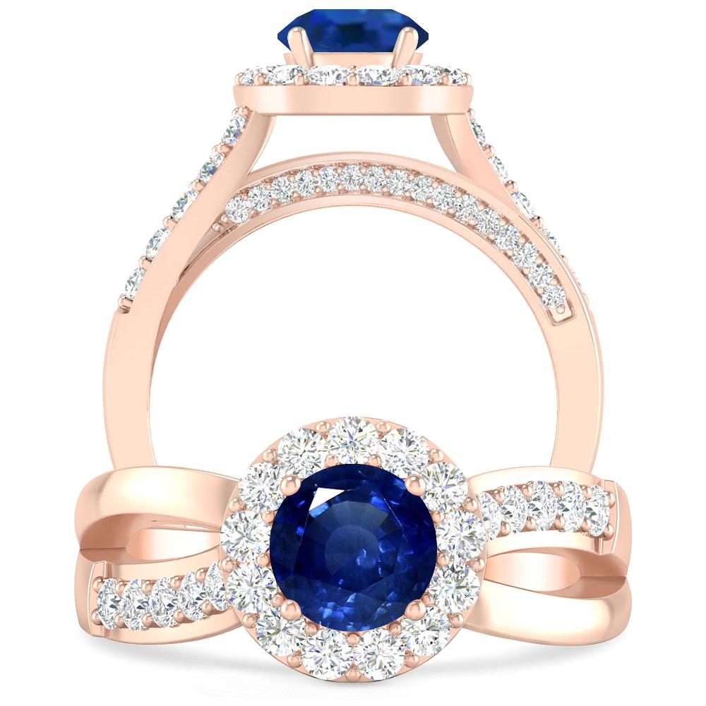 Rose Gold - Sapphire