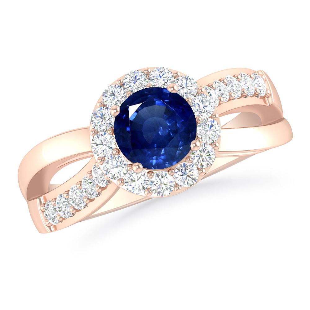 Rose Gold - Sapphire
