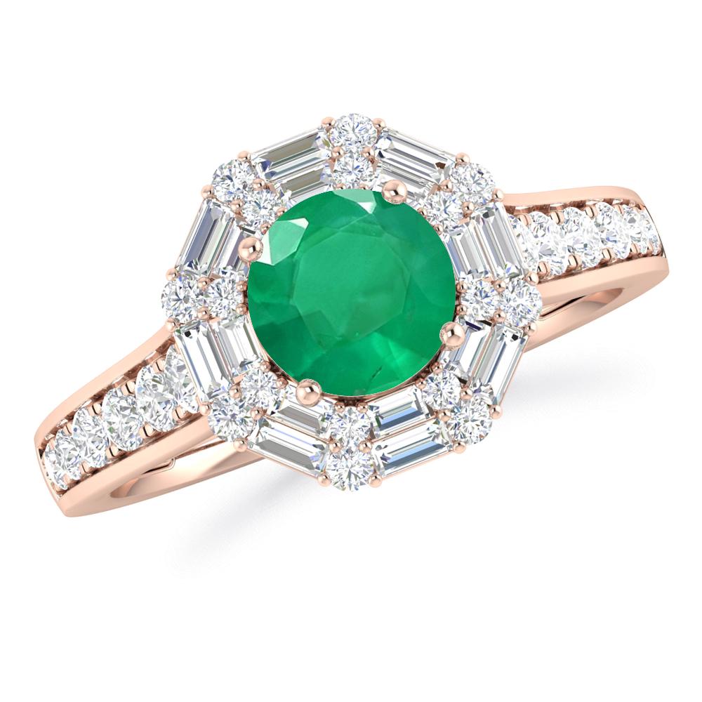 Rose Gold - Emerald